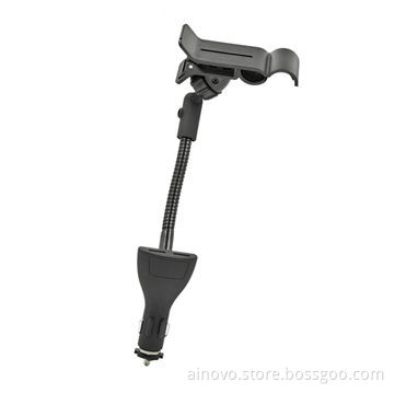 Mobile phone holder with car charger, for Nokia ,HTC,smartphone, Dual USB